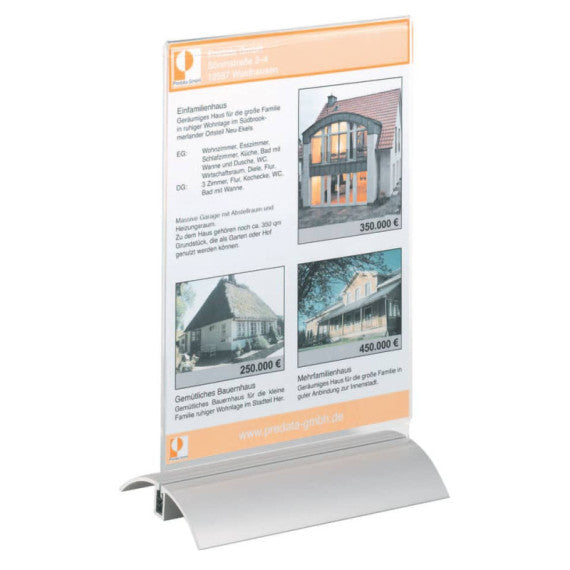 Espositore portastampati da tavolo DURABLE PRESENTER A4 trasparente 858919