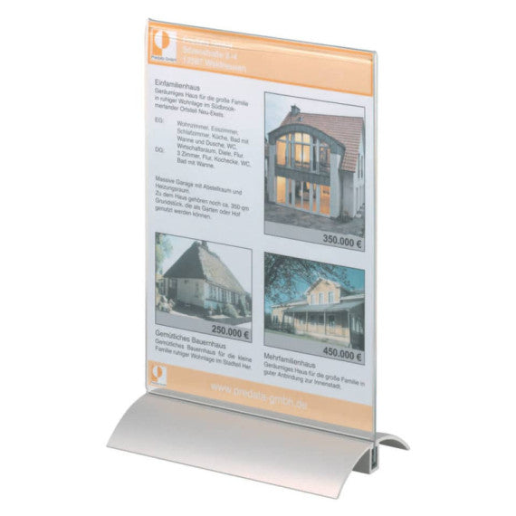 Espositore portastampati da tavolo DURABLE PRESENTER A4 trasparente 858919