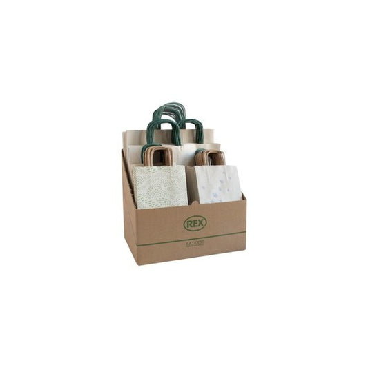 Espositore shopper Carta Erba - formati assortiti - Sadoch - expo 100 pezzi