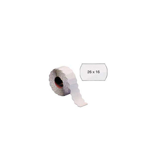 Etichetta a onda - removibile - 26x16 mm - bianco - Markin - rotolo da 1000 etichette