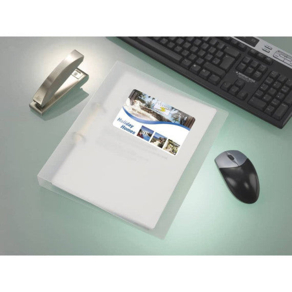 Etichette bianche lucide Avery 210x297 mm 1 et./foglio - per stampanti laser - conf. 40 fogli - L7767-40