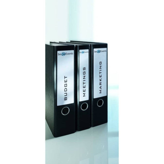 Etichette bianche per raccoglitori Avery Ultragrip? 61x192 mm - 4 et/foglio - stampanti laser - Conf 25 fogli L4761-25