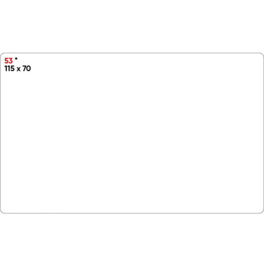Etichette bianche permanenti Markin Copiatabu 115x70 mm - conf. 10 blister da 10 ff - X11053