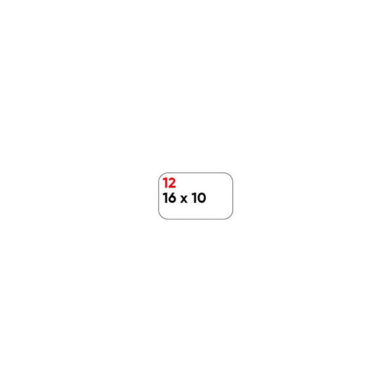 Etichette bianche permanenti Markin Copiatabu 16x10 mm - conf. 10 blister da 10 ff A4 - X11012
