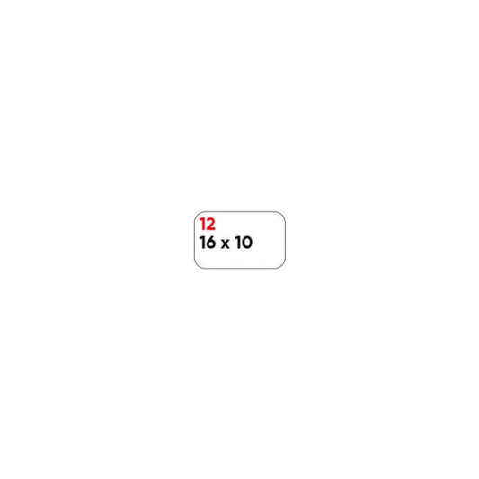 Etichette bianche permanenti Markin Copiatabu 16x10 mm - conf. 10 blister da 10 ff A4 - X11012