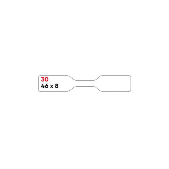 Etichette bianche permanenti Markin Copiatabu 46x8 mm - conf. 10 blister da 10 ff A4 - X11030
