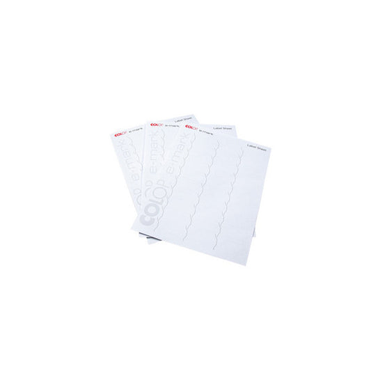 Etichette E-mark - 48 x 18 mm - 30 etichette per foglio - bianco - Colop - conf. 10 fogli