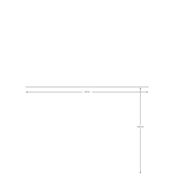 Etichette universali Q-Connect bianco 210x148,5 mm - 2 et./foglio - conf. da 100 fogli - KF10662