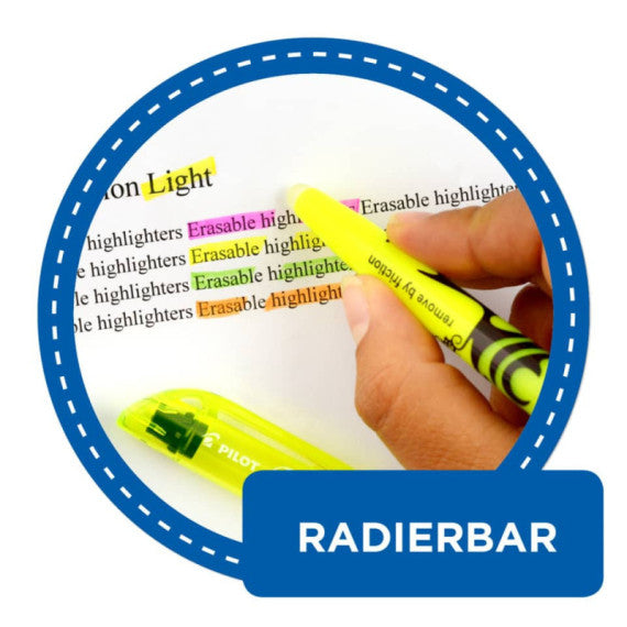 Evidenziatore a penna cancellabile Pilot Frixion Light - tratto 3,3 mm - arancio -009133