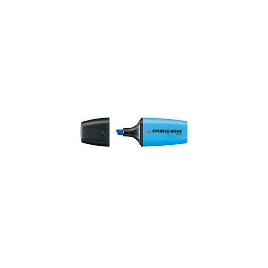 Evidenziatore Boss Mini - punta a scalpello - tratto 2 - 5 mm - azzurro 31 - Stabilo
