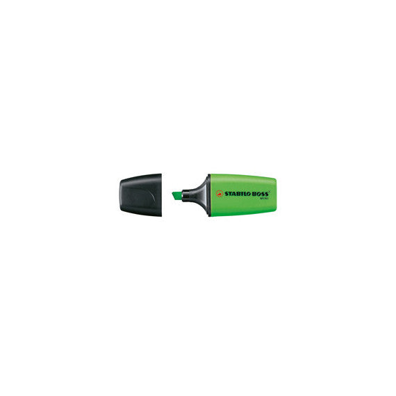 Evidenziatore Boss Mini - punta a scalpello - tratto 2 - 5 mm - verde 33 - Stabilo