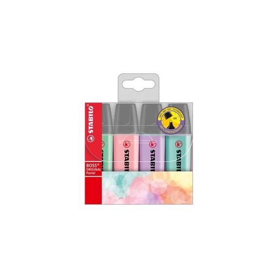 Evidenziatore Boss Original Pastel - punta a scalpello - tratto 2 - 5 mm - rosa antico 129 - Stabilo