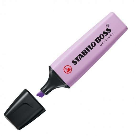 Evidenziatore Boss Original Pastel - punta a scalpello - tratto 2 - 5 mm - rosa antico 129 - Stabilo