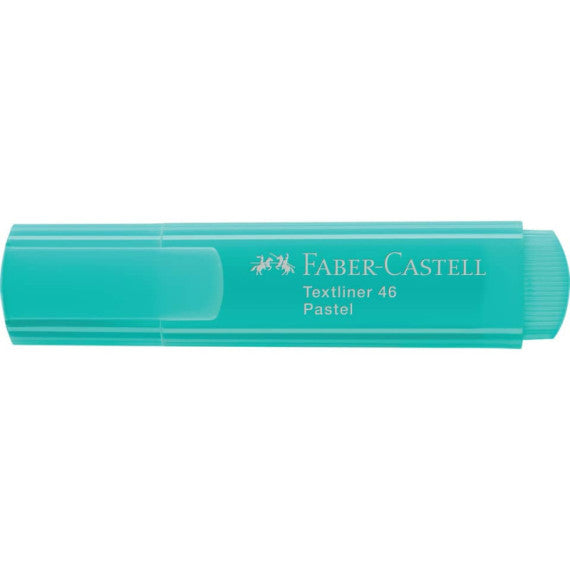 Evidenziatore Faber-Castell Textliner 1551 - conf. 10 pz - colore pastel turchese - 154658