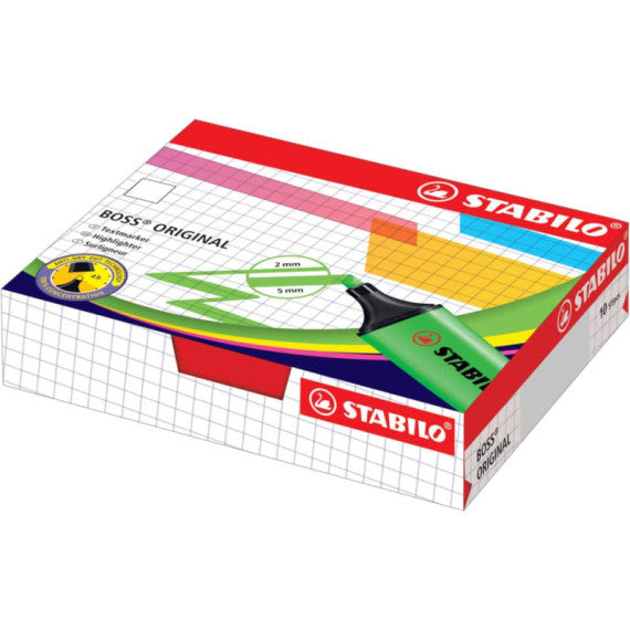 Evidenziatore Stabilo Boss Original 2-5 mm verde 70/33