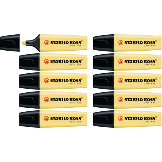 Evidenziatore Stabilo Boss Original Pastel 2-5 mm giallo banana 70/144
