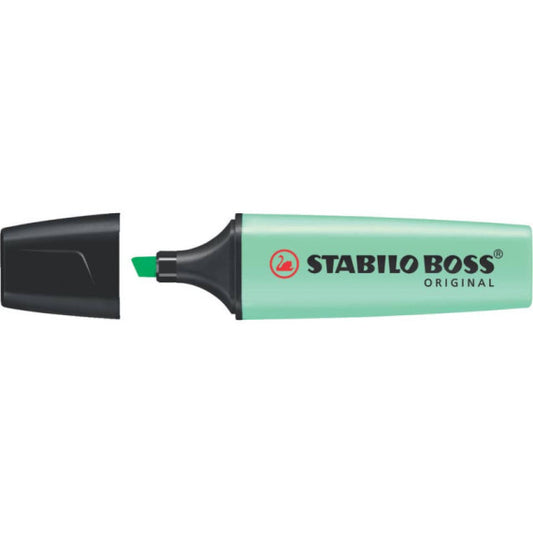 Evidenziatore Stabilo Boss Original Pastel 2-5 mm verde menta 70/116