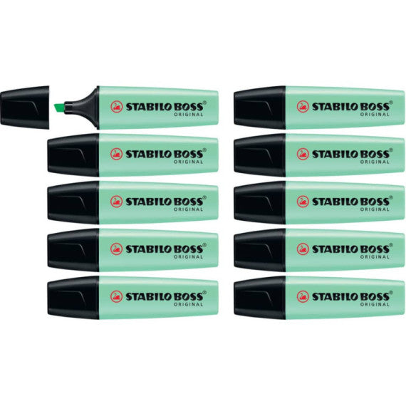 Evidenziatore Stabilo Boss Original Pastel 2-5 mm verde menta 70/116
