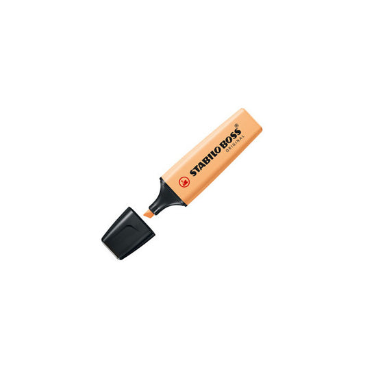 Evidenziatore Stabilo Boss Pastel - tratto 2 - 5 mm - arancione papaya 125 - Stabilo