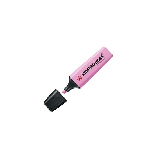 Evidenziatore Stabilo Boss Pastel - tratto 2 - 5 mm - fucsia freddo 158 - Stabilo