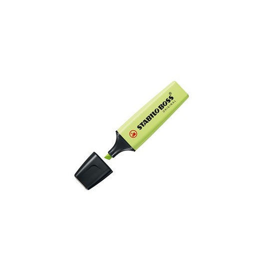 Evidenziatore Stabilo Boss Pastel - tratto 2 - 5 mm - verde lime 133 - Stabilo