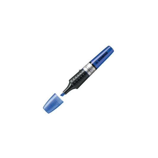 Evidenziatore Stabilo Luminator - punta a scalpello - tratto da 2 - 5 mm - blu - Stabilo
