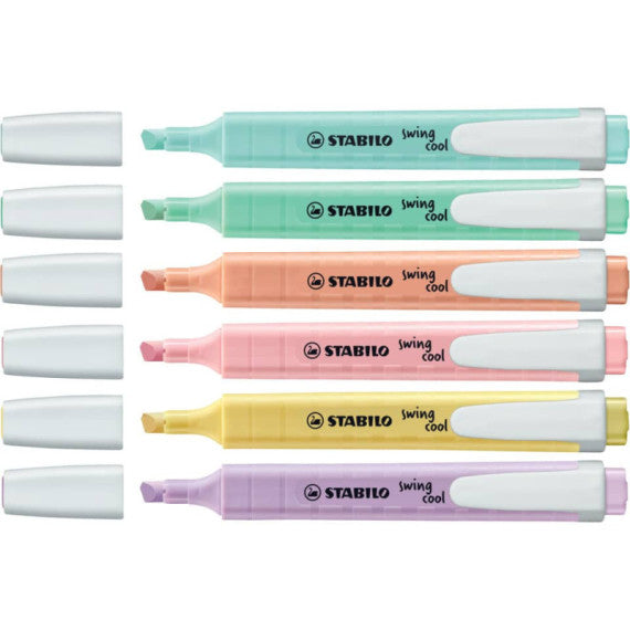 Evidenziatore Stabilo Swing® Cool Pastel 1-4 mm - carta da zucchero 275/113-8