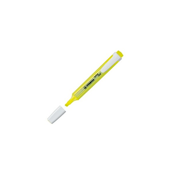 Evidenziatore Stabilo Swing Cool - punta scalpello -  tratto 1 4 mm - giallo 24 - Stabilo