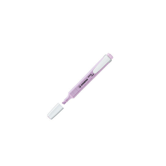 Evidenziatore Swing Cool pastel - punta a scalpello - tratto 1 - 4 mm - glicine 155 - Stabilo
