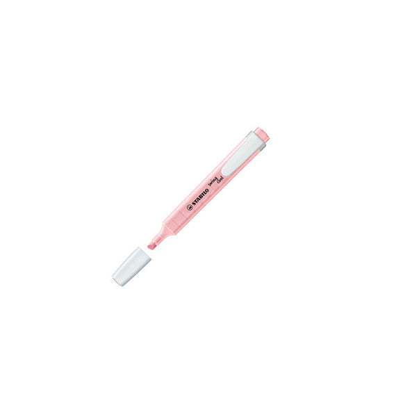 Evidenziatore Swing Cool pastel - punta a scalpello - tratto 1 - 4 mm - rosa antico 129 - Stabilo