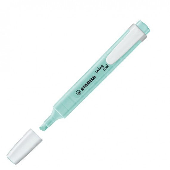 Evidenziatore Swing Cool Pastel - punta a scalpello - tratto 1 - 4 mm - lime 133 - Stabilo