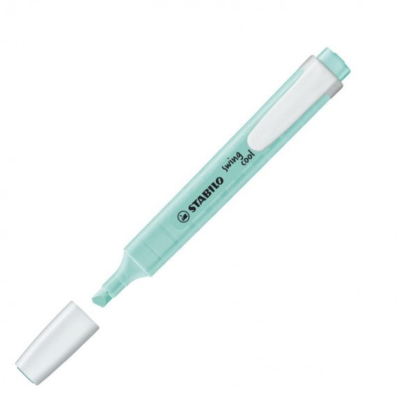 Evidenziatore Swing Cool Pastel - punta a scalpello - tratto 1 - 4 mm - lime 133 - Stabilo