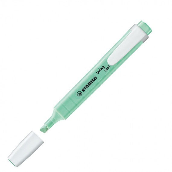 Evidenziatore Swing Cool Pastel - punta a scalpello - tratto 1 - 4 mm - lime 133 - Stabilo