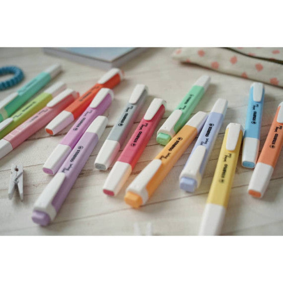 Evidenziatore Swing Cool Pastel Stabilo azzurro ghiaccio - 275/111-8