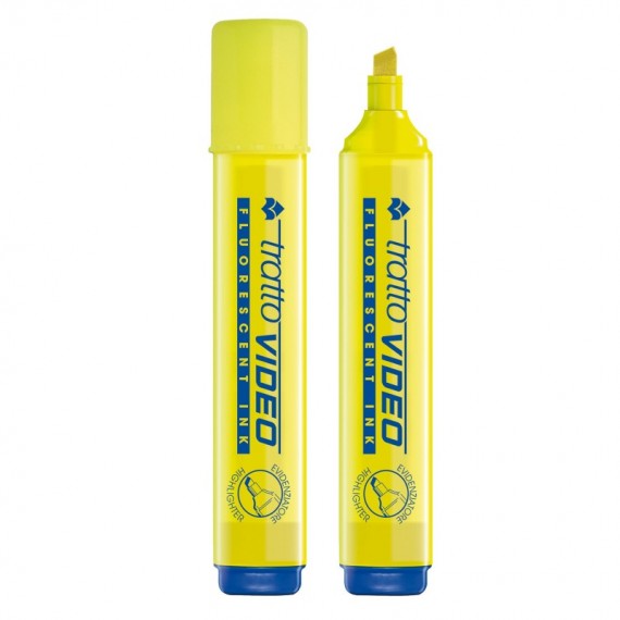 Evidenziatore Tratto Video  - punta a scalpello - tratto da 1,0mm-5,0mm - lilla - Tratto