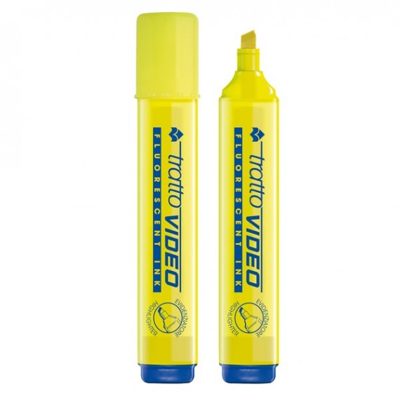 Evidenziatore Tratto Video  - punta a scalpello - tratto da 1,0mm-5,0mm - lilla - Tratto