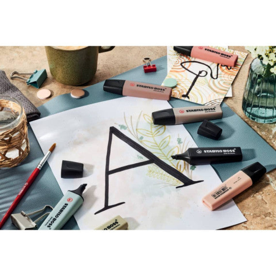 Evidenziatori Stabilo Boss Nature Colors - conf. 4 colori 70/4-2-5