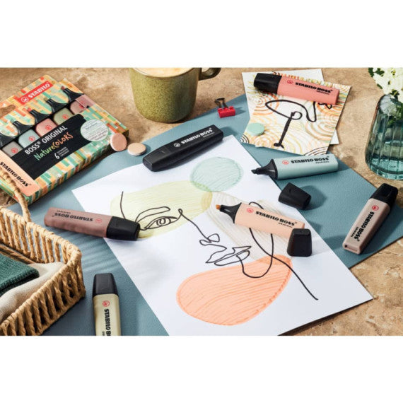 Evidenziatori Stabilo Boss Nature Colors - conf. 4 colori 70/4-2-5