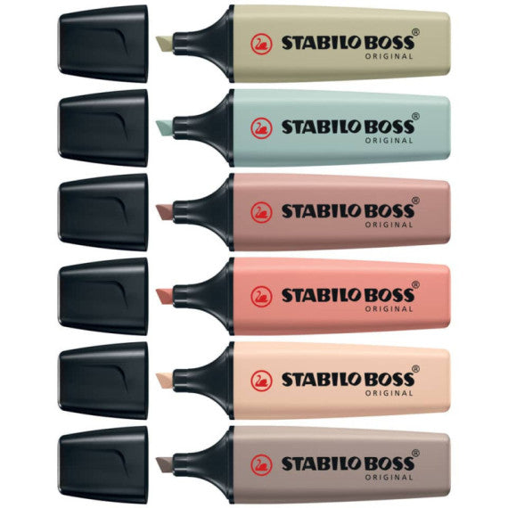 Evidenziatori Stabilo Boss Nature Colors - conf. 4 colori 70/4-2-5