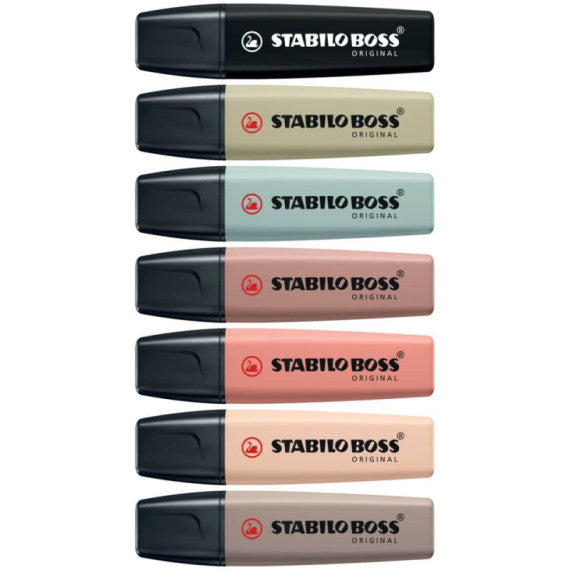 Evidenziatori Stabilo Boss Nature Colors - conf. 8 colori 70/8-2-1