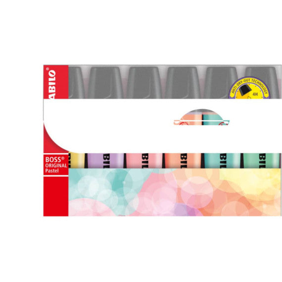 Evidenziatori Stabilo Boss Original Pastel 2-5 mm assortiti astuccio da 6 - 70/6-2
