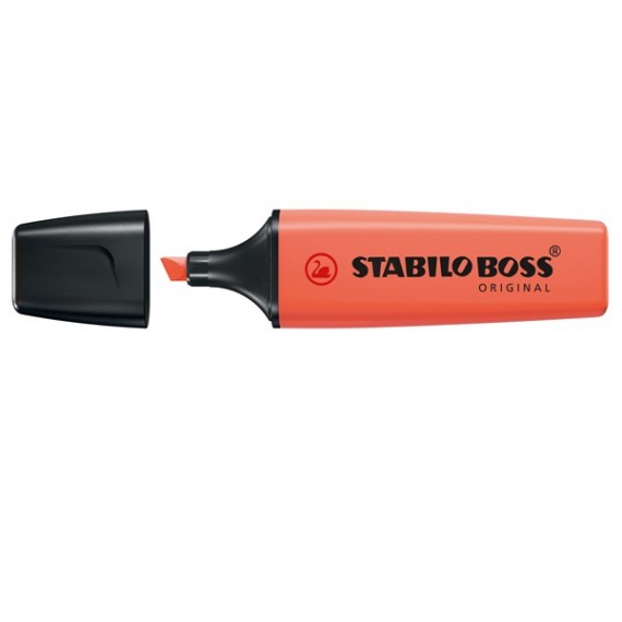 Evidenziatori Stabilo Boss Pastel - punta a scalpello - tratto 2 - 5 mm - colori assortiti - Stabilo - astuccio 4 pezzi