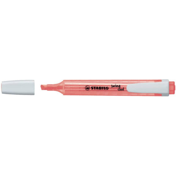 Evidenziatori Swing Cool Fluo Stabilo rosso - 275/40