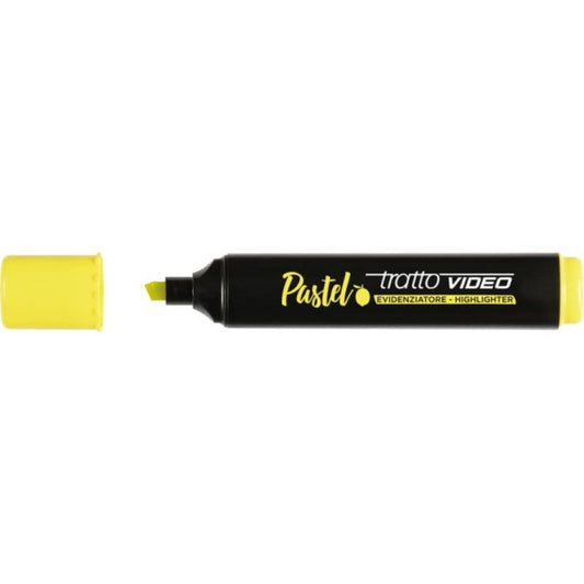 Evidenziatori Tratto Video Pastel tratto 1-5 mm giallo limone F833501