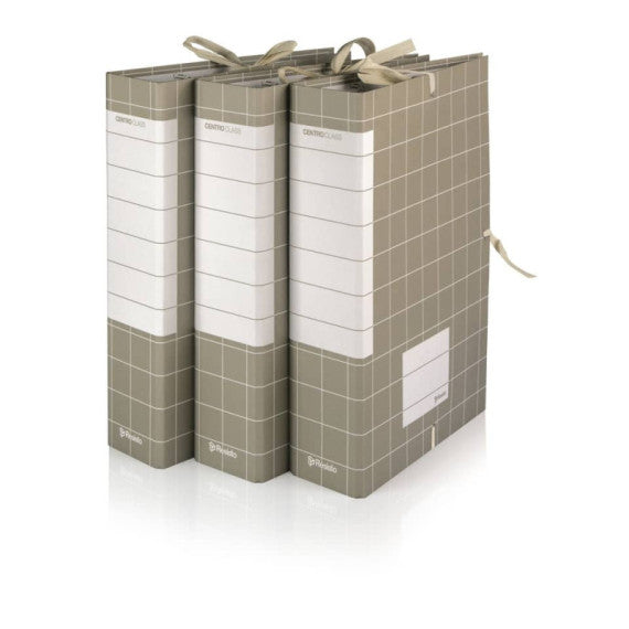 Faldoni con lacci rivettati Brefiocart Centro Class Resisto 25x35 cm dorso 15 cm grigio Conf. 10 pz - RES0201-15