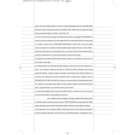 Fascicolo contratto di locazione libero - 29,7 x 21cm - Edipro