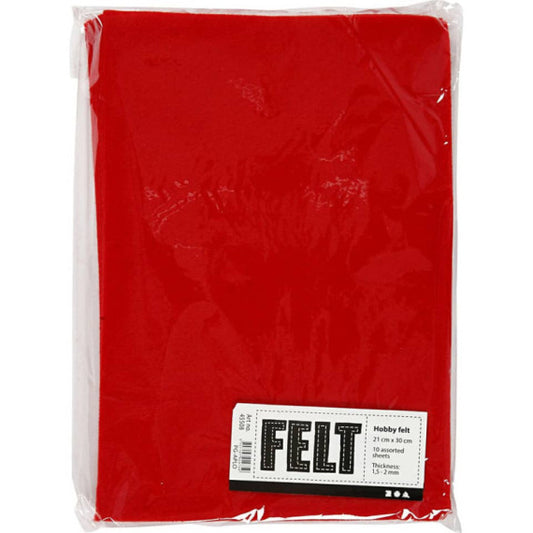 Feltro creativo rosso A4 Creativ Company A4 45508