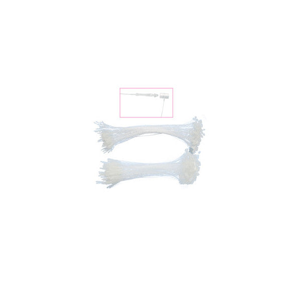 Fili manuali di sicurezza - 12,5 cm - trasparente - Lebez - conf. 1000 pezzi