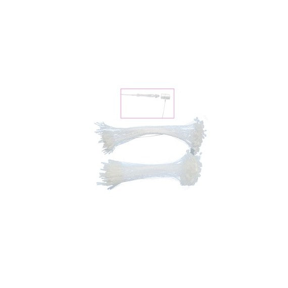 Fili manuali di sicurezza - 22,5 cm - trasparente - Lebez - conf. 1000 pezzi