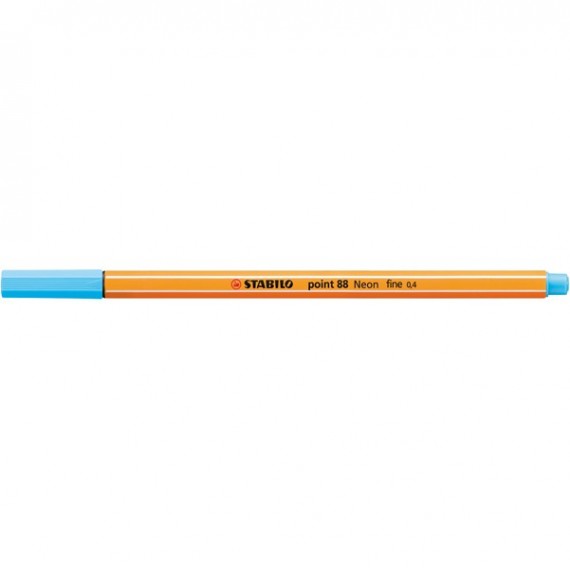 Fineliner Point 88 - tratto 0,4 mm - azzurro neon 031 - Stabilo